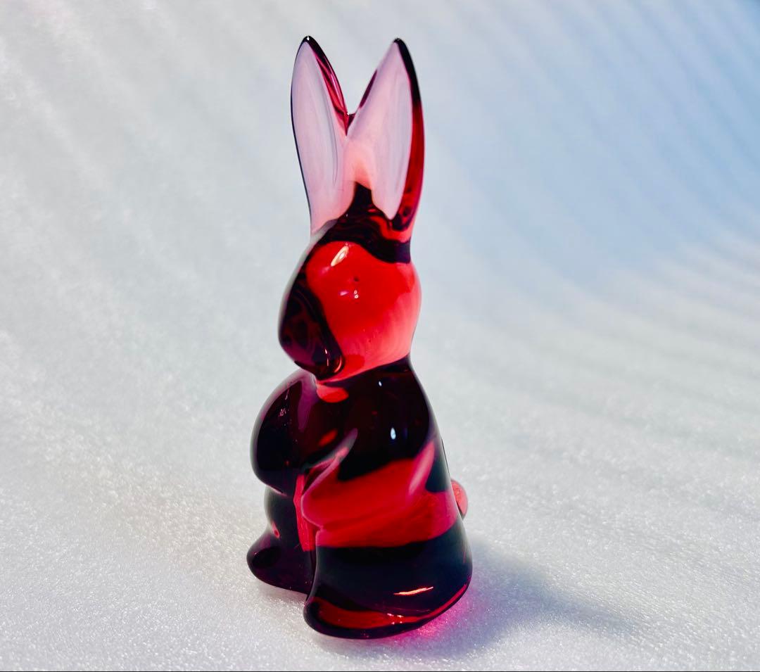 バカラ Baccarat Zodiac うさぎ Rabbit 卯 レッド