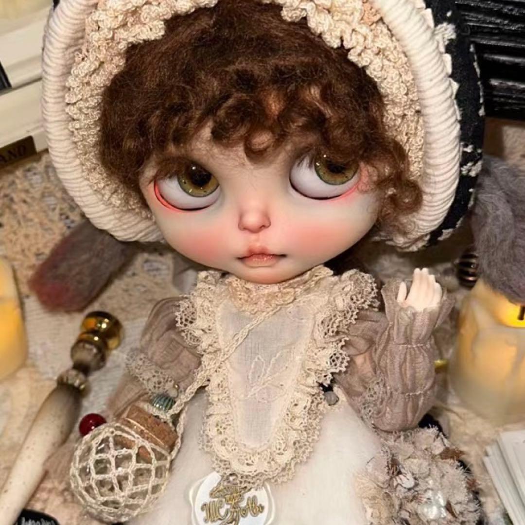 カスタムブライス 黒いキノコちゃん 人形 ダークスイート 特別 海外作家様