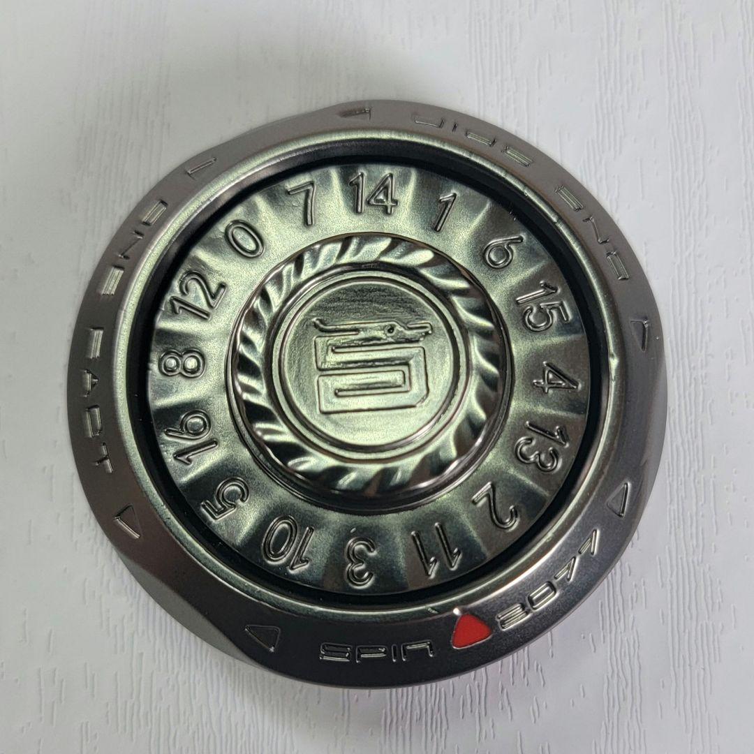 新品 フィジェットトイ EDC ラッキーコンパス COOTIN 金属製 グレー