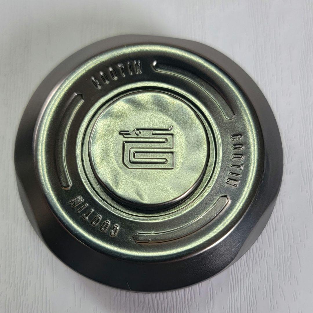 新品 フィジェットトイ EDC ラッキーコンパス COOTIN 金属製 グレー