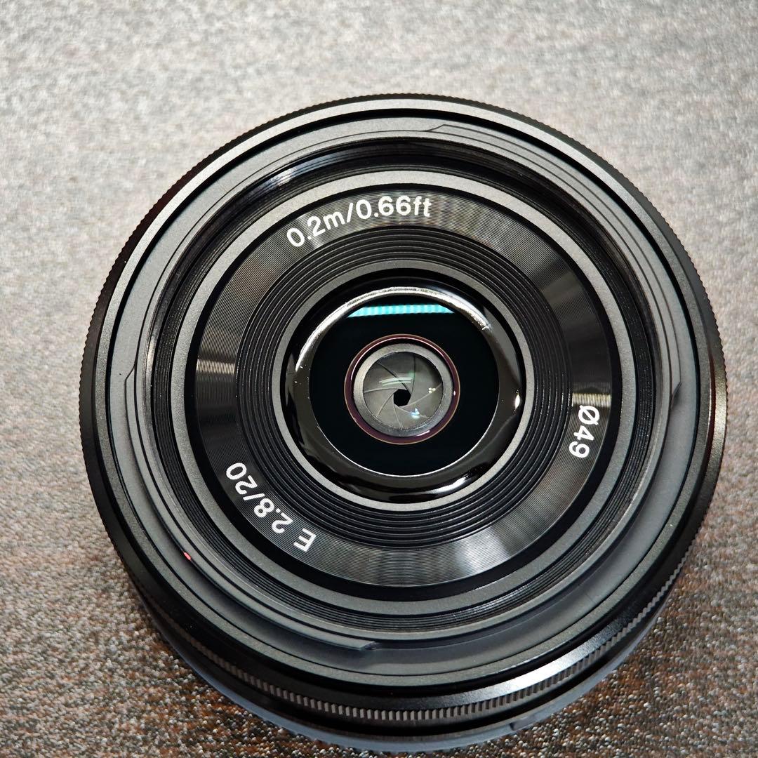 【美品】SONY ソニー E 20mm F2.8 SEL20F28 付属品完備