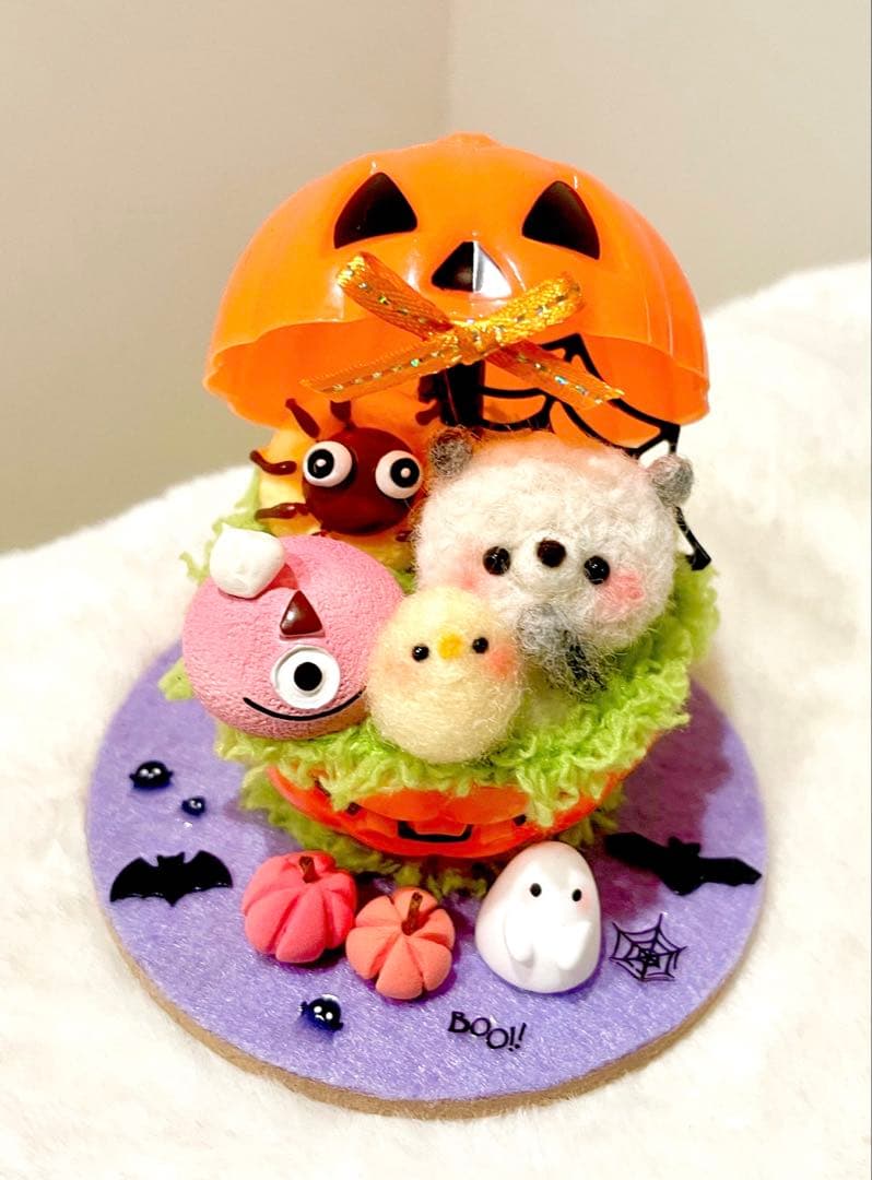 Halloween2025★ハロウィンスイーツ★羊毛フェルト