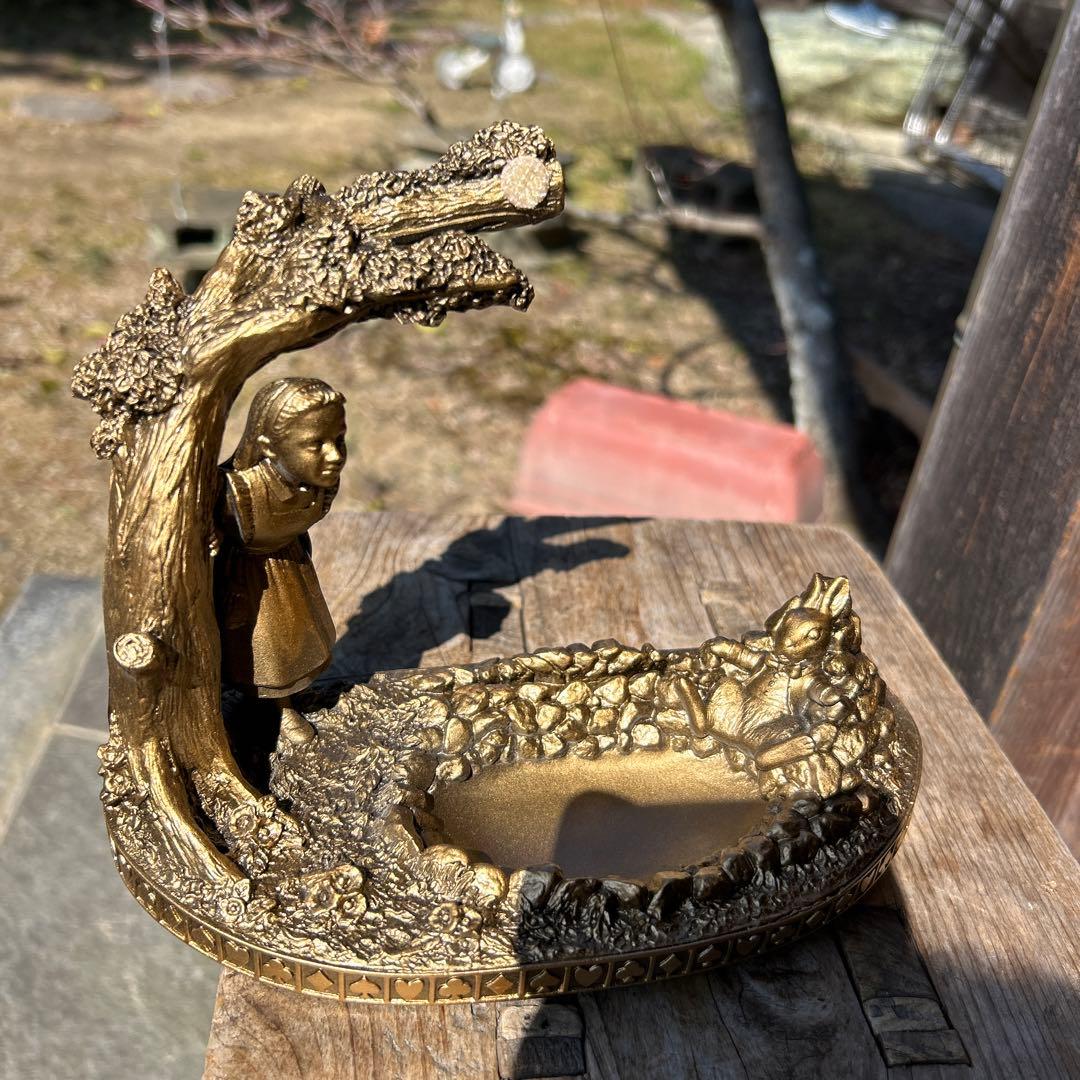 箱入AliceRoom WOODREX 不思議の国のアリス 鏡 小物入れ