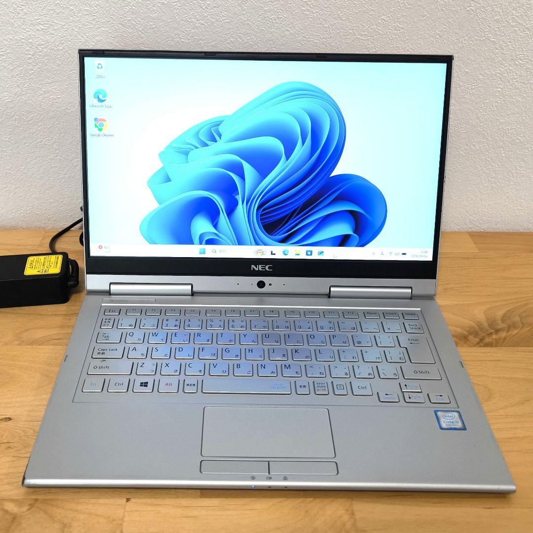 NEC 2in1ノートPC│i5第8世代 Windows11・訳あり・ファン不良