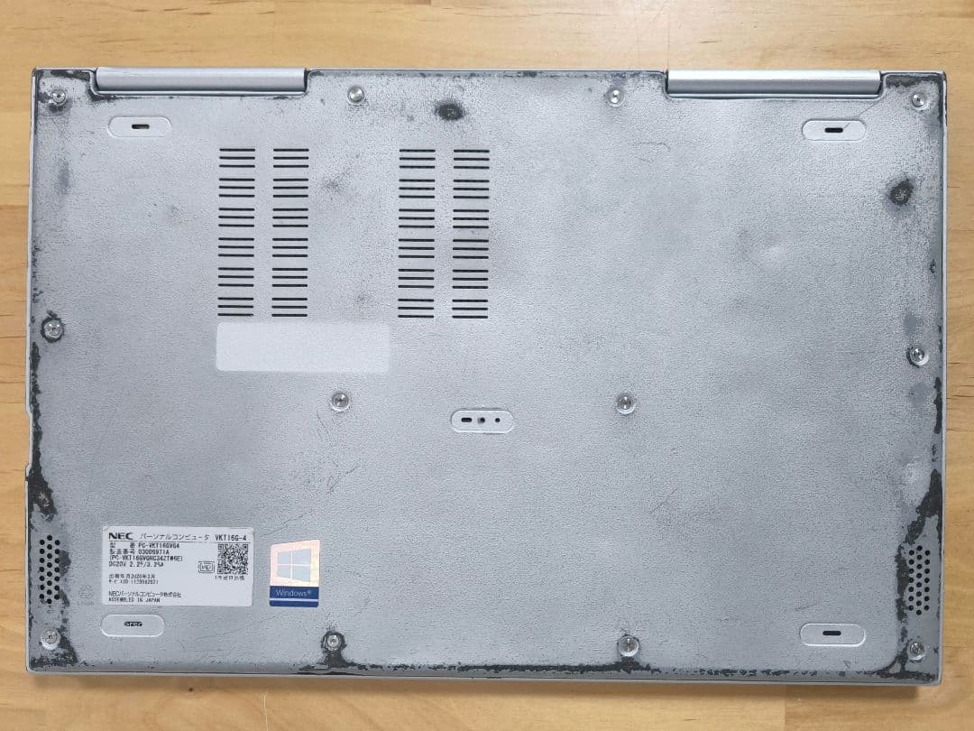 NEC 2in1ノートPC│i5第8世代 Windows11・訳あり・ファン不良