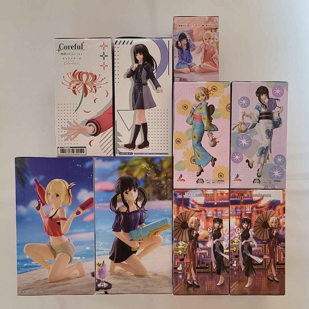 【未開封】リコリス・リコイル フィギュア まとめ売り 9体セット