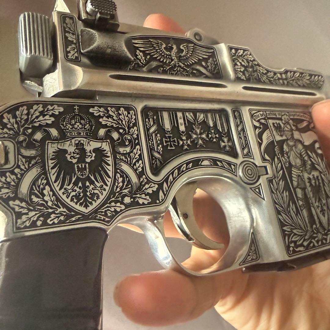 ハドソン Mauser モーゼル M1930 ドイツ紋章彫刻 合法SMG規格