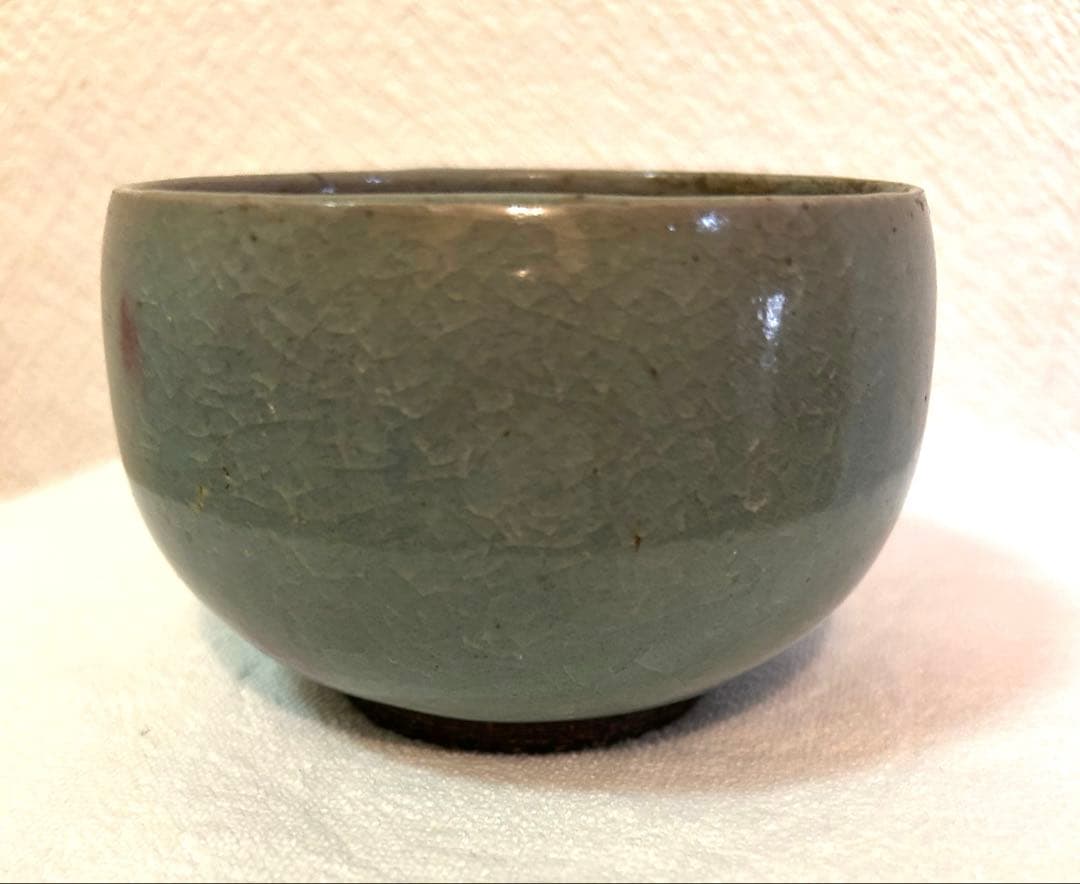 中国　北宋　鈞窯　碗　箱付き