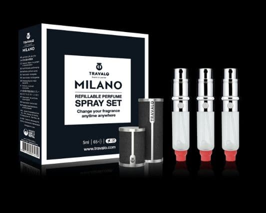 TRAVALO アトマイザー MILANO SET black