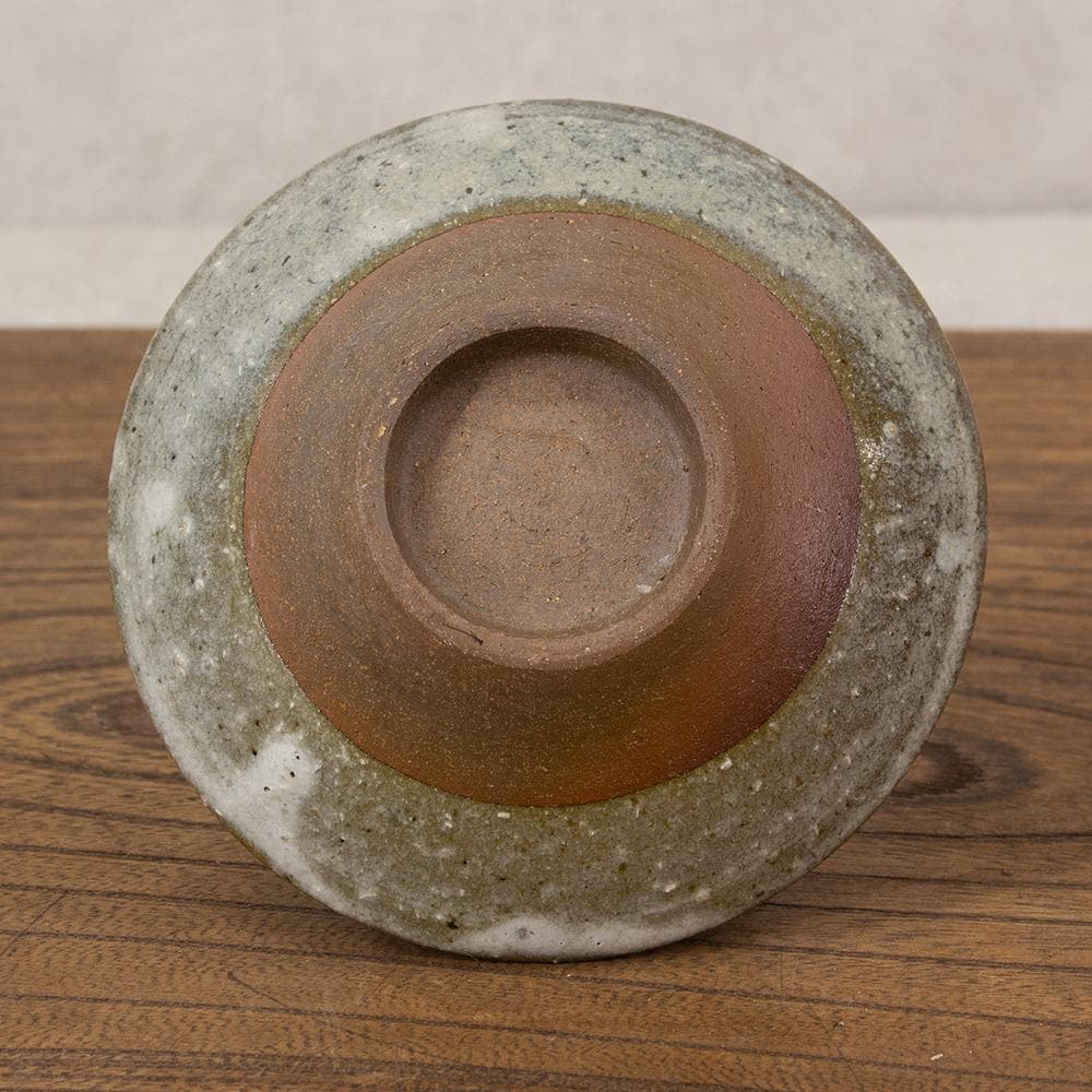 布志名焼 民芸 小皿4枚 十文字模様 昭和レトロ