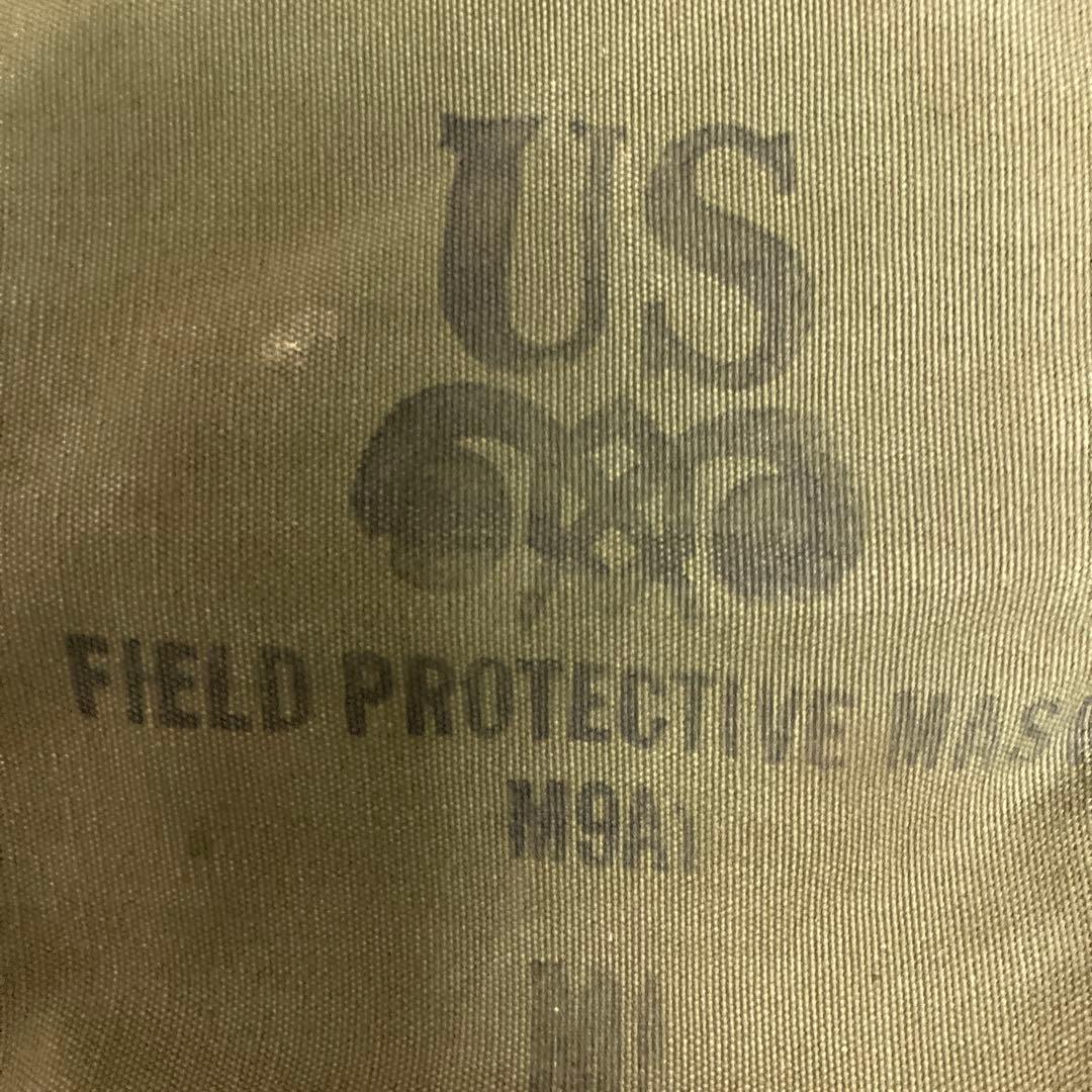 米軍 M40ガスマスク M9A1ガスマスクケース　ガスマスクバッグ 2品売り。
