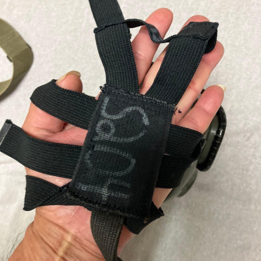 米軍 M40ガスマスク M9A1ガスマスクケース　ガスマスクバッグ 2品売り。