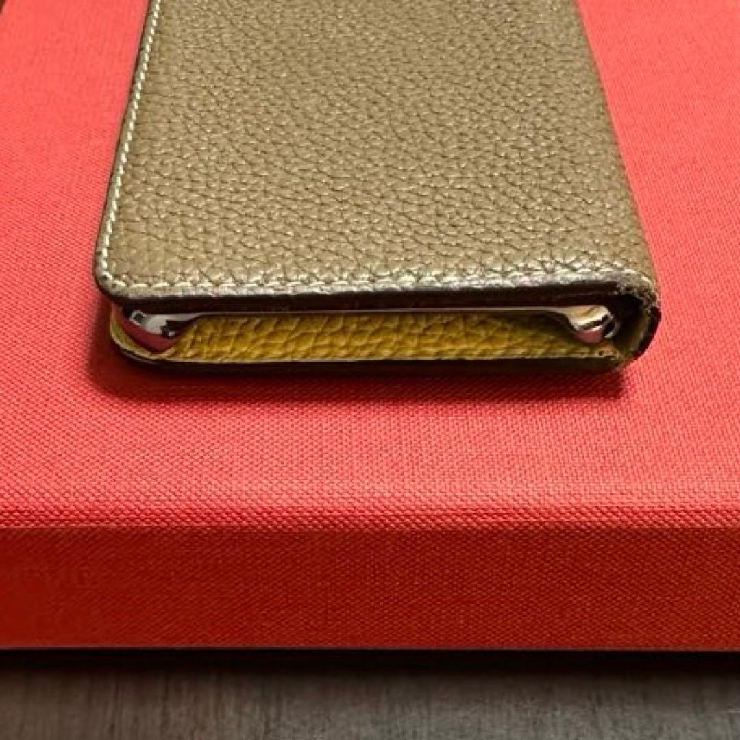 iPhoneSE、6、7、8用 手帳型 本革ケース&新品ハードケース2個セット♡