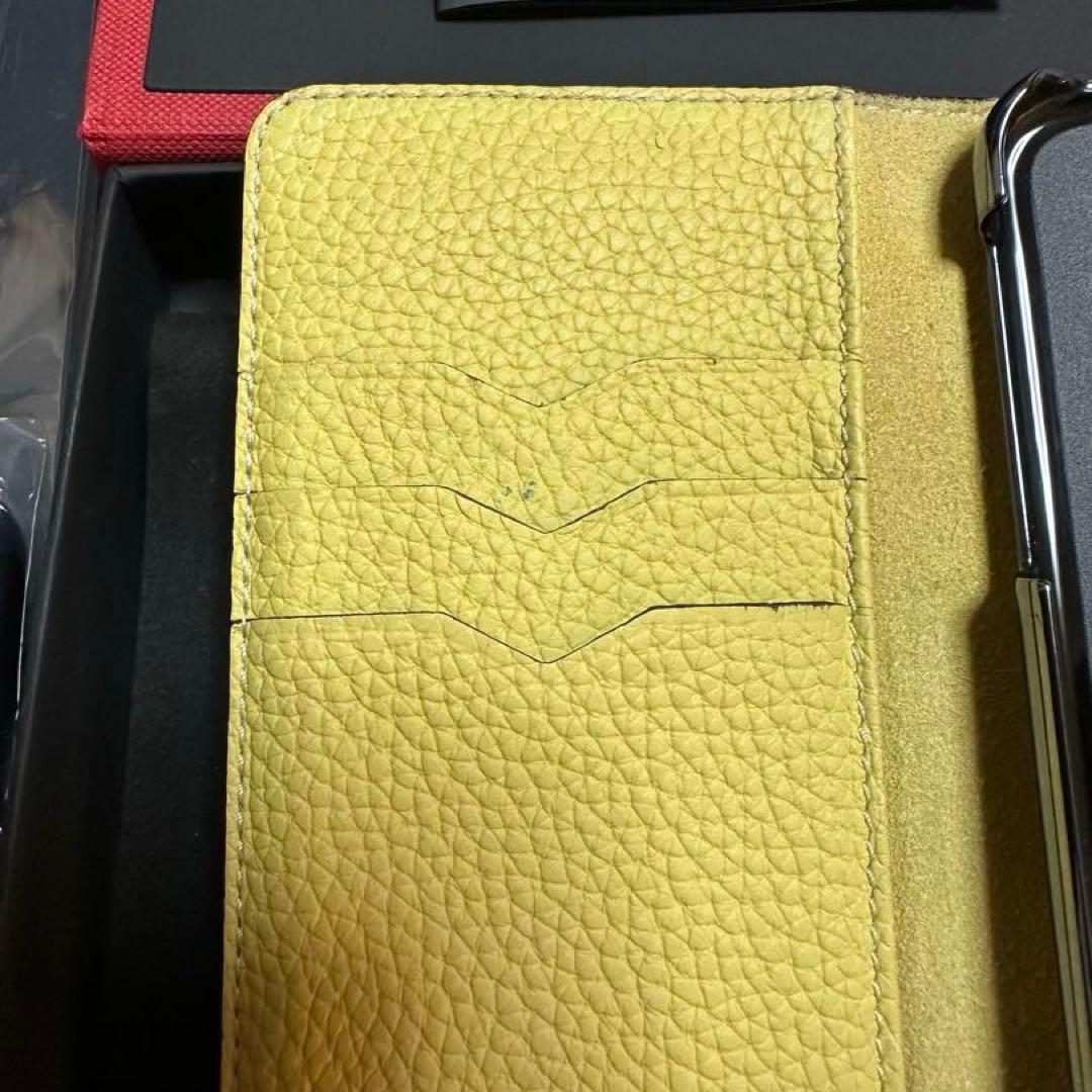 iPhoneSE、6、7、8用 手帳型 本革ケース&新品ハードケース2個セット♡