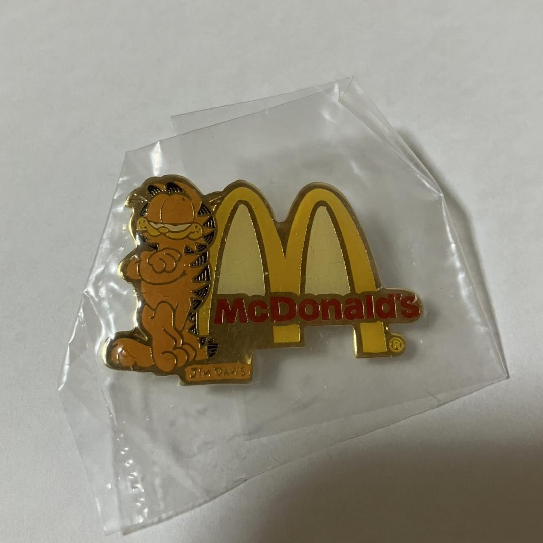 非売品 マクドナルド × ガーフィールド コラボ ピンズ ビンテージ 従業員限定