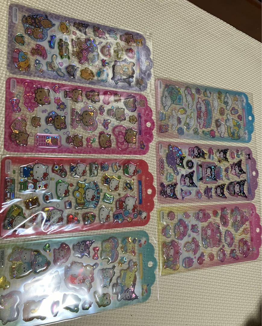 サンリオ ドロップジュエリーシール まとめ売り 7種