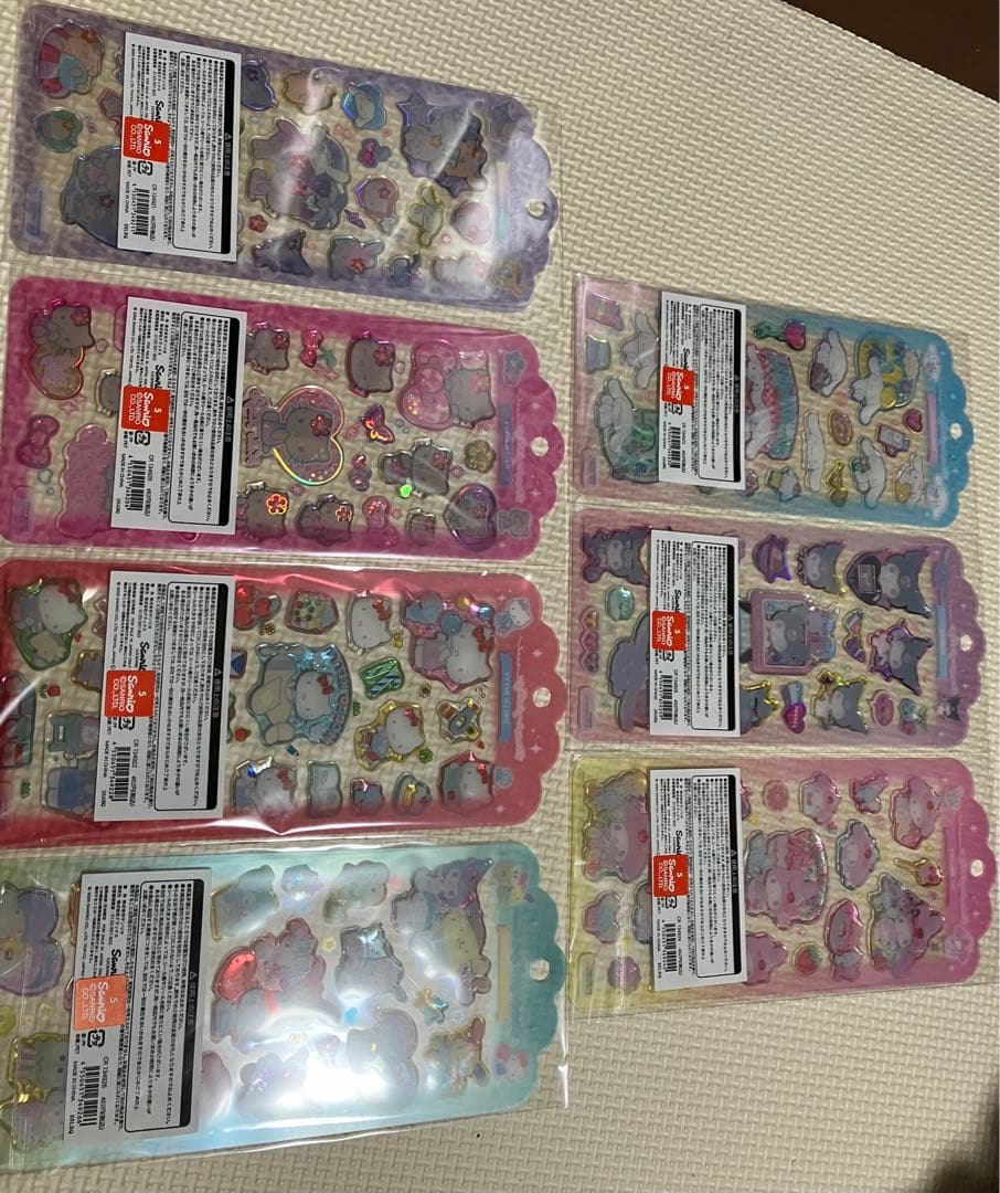 サンリオ ドロップジュエリーシール まとめ売り 7種