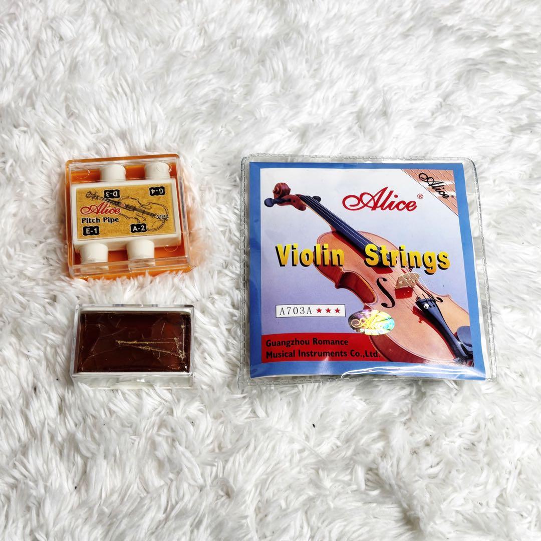 バイオリン 4/4サイズ 8点セット フルサイズ インテリア デッサン オブジェ