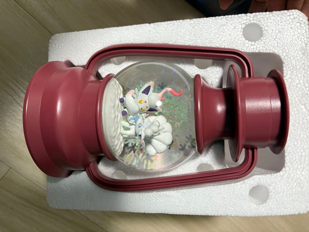 【箱付き】ポケモン ランタン風スノードーム　ロコン　ゾロア