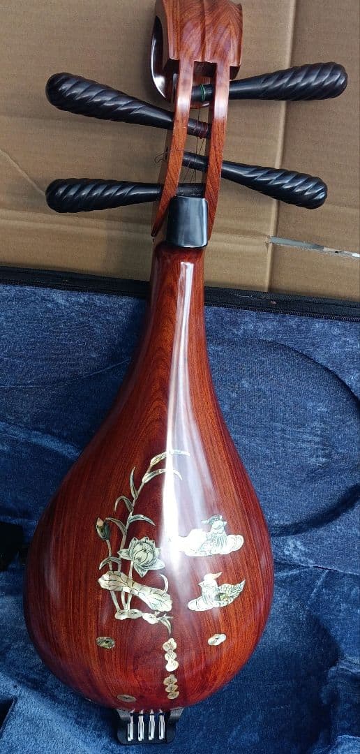紅木　柳琴　中国製マンドリン