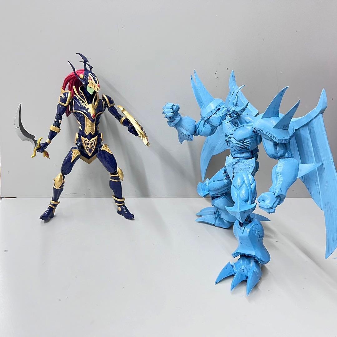 遊戯王　 カオス・ソルジャー　フィギュア　関節可動強化　塗装強化