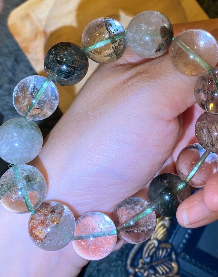 神力実感最強神道術式かけ！心身安定財運成功 超レアキラキラ輝くガーデンクォーツ