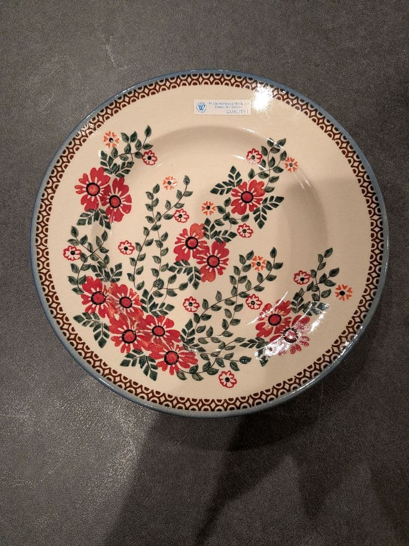 【ポーリッシュポタリー・新品】パスタ皿