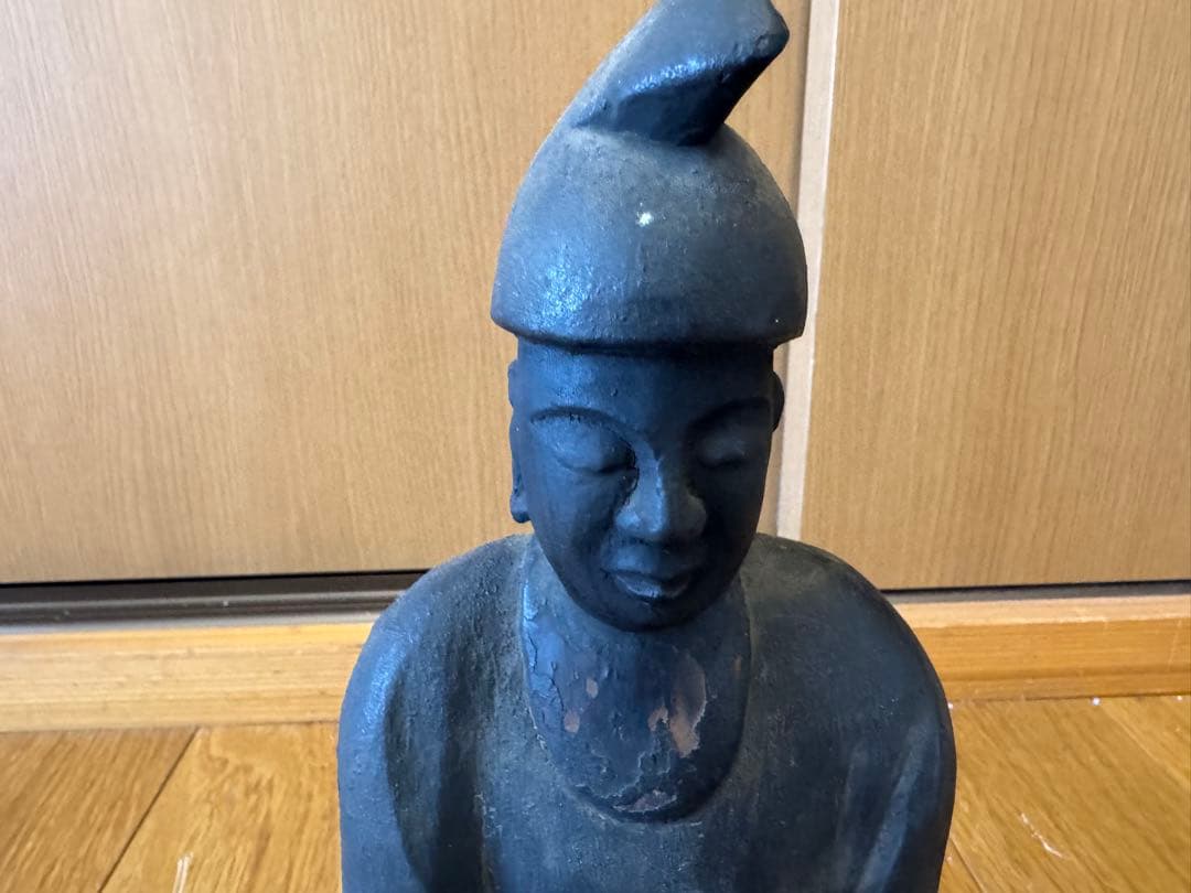 ツ*ず様 天神様　時代　骨董　仏具　神具　アンティーク　オブジェ　置物　神棚　古