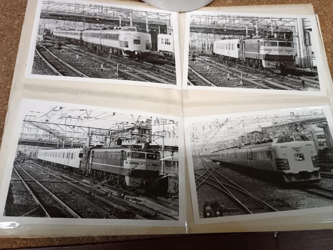 ４００６）鉄道写真　約１００枚　昭和５６年～５７年　電気機関車　特急電車など