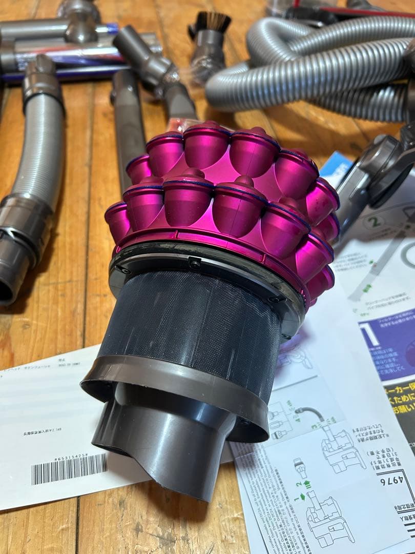 Dyson DC63タービンヘッド本体・付属品(取説有り)&オプションツール5点