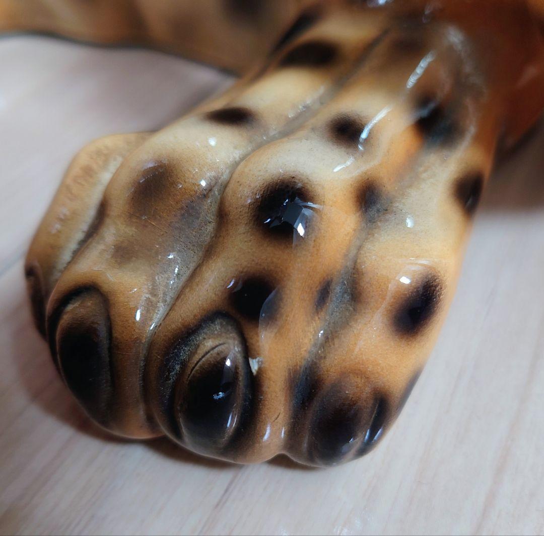 イタリア製　チーターの置き物　高さ約65cm　インテリア　オブジェ