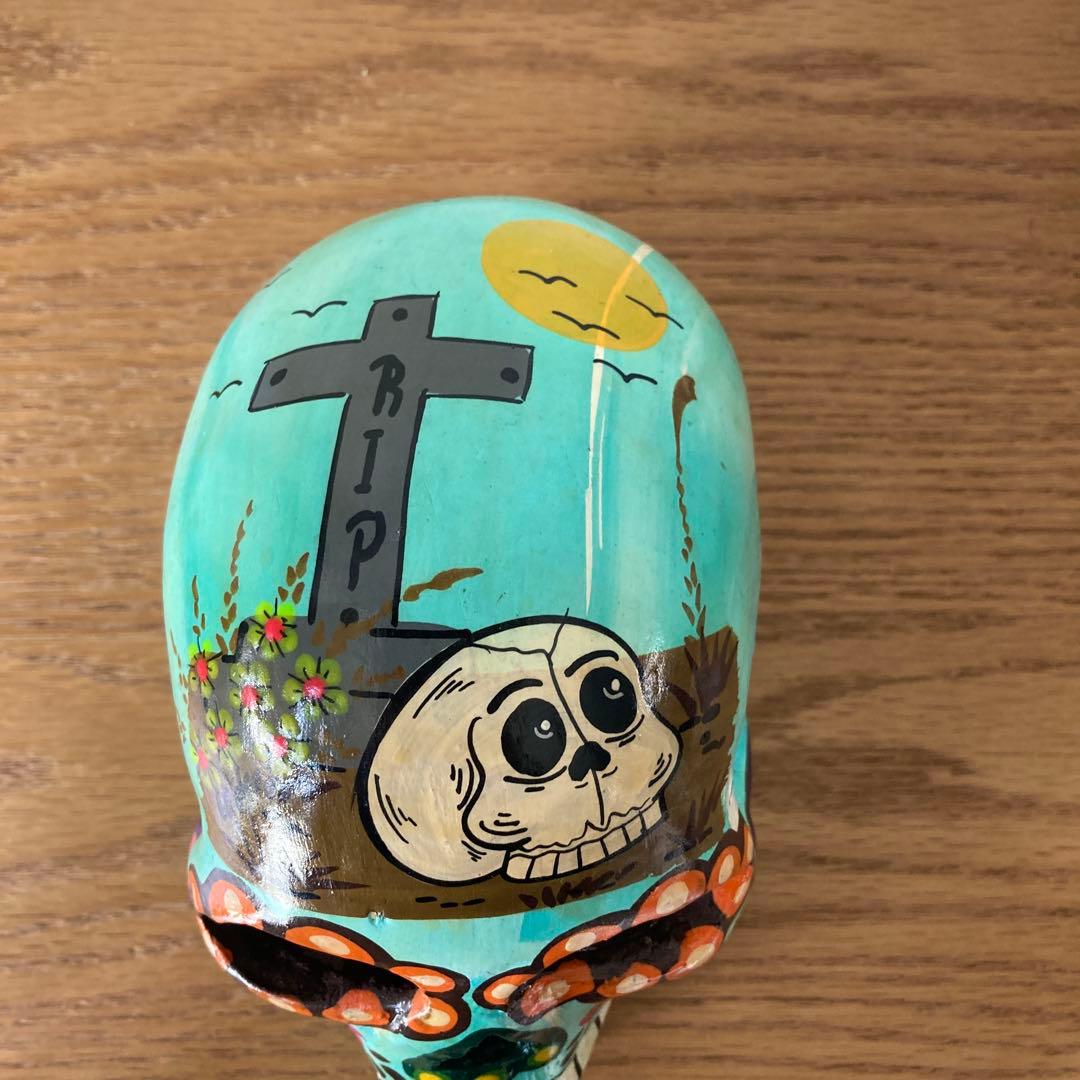 一点物　メキシコ雑貨　カラベラ　ハンドメイド　骸骨