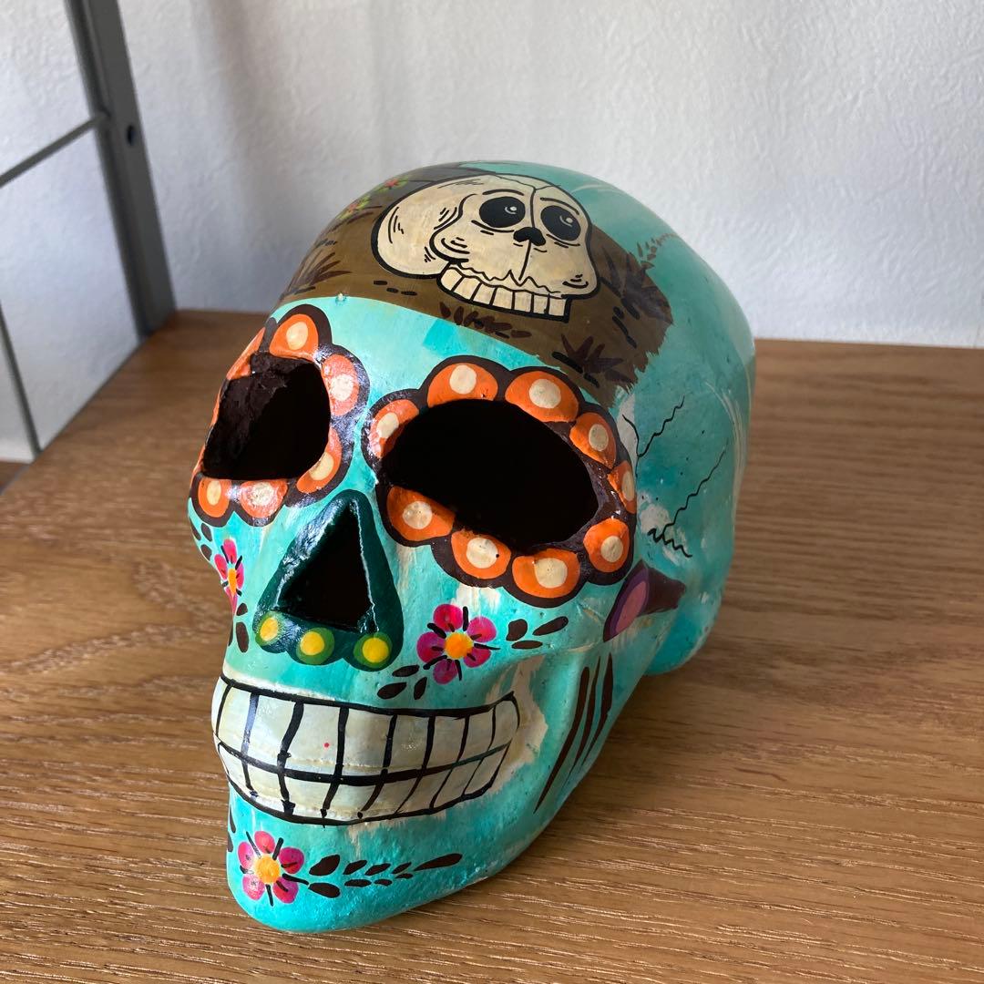 一点物　メキシコ雑貨　カラベラ　ハンドメイド　骸骨
