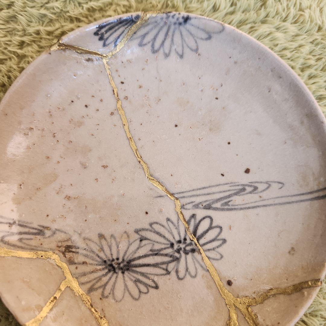 初期伊万里小山路窯金継ぎ中皿