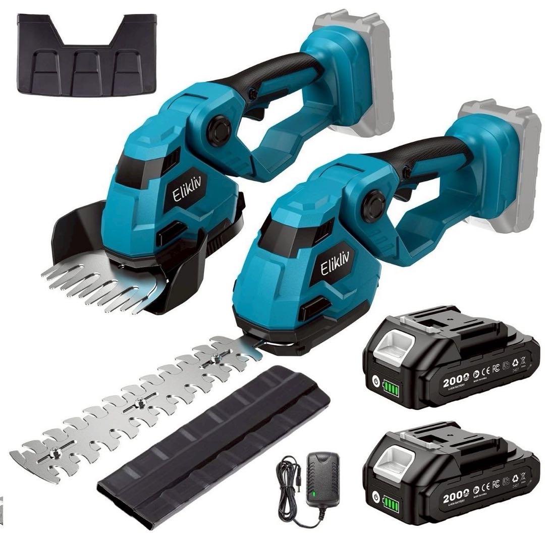 新品✨ 電動 芝生バリカン 草刈機 芝刈り機 剪定 マキタ18V対応 充電式