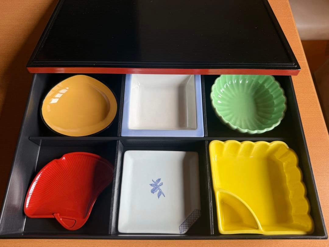 松花堂弁当箱　6つ仕切り箱　和食器 業務用　9セット