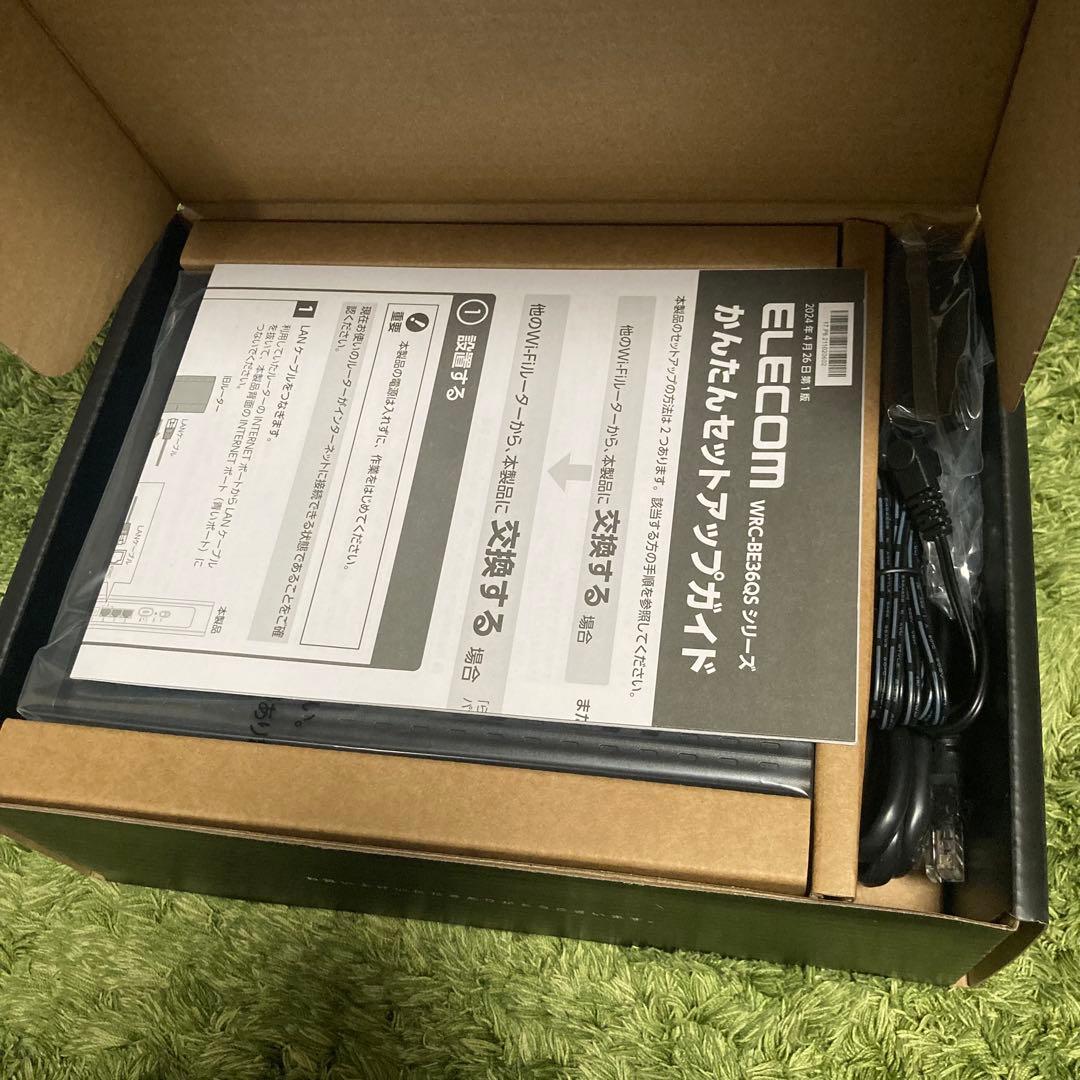 ELECOM Wi-Fi 7 ルーター WRC-BE36QS-B