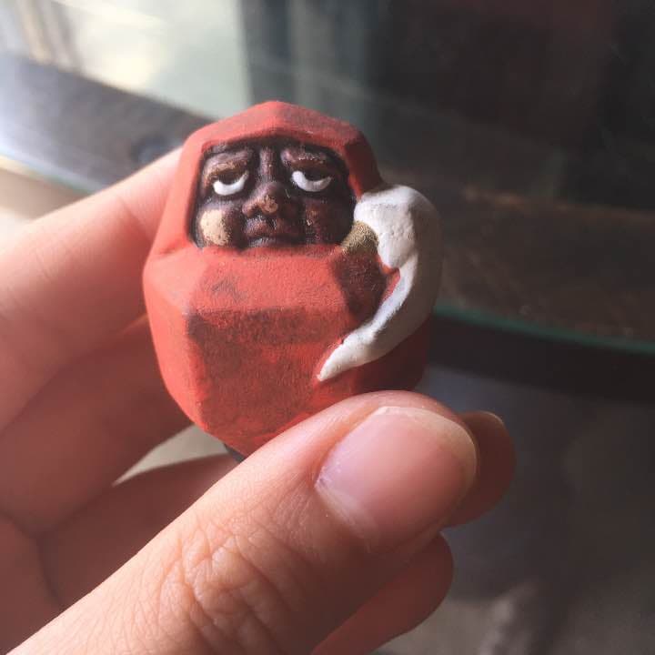 昭和13年前後の日本伝統人形ダルマ