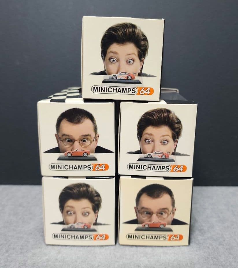 ミニチャンプス　1/64スケール ポルシェ（５台セット）