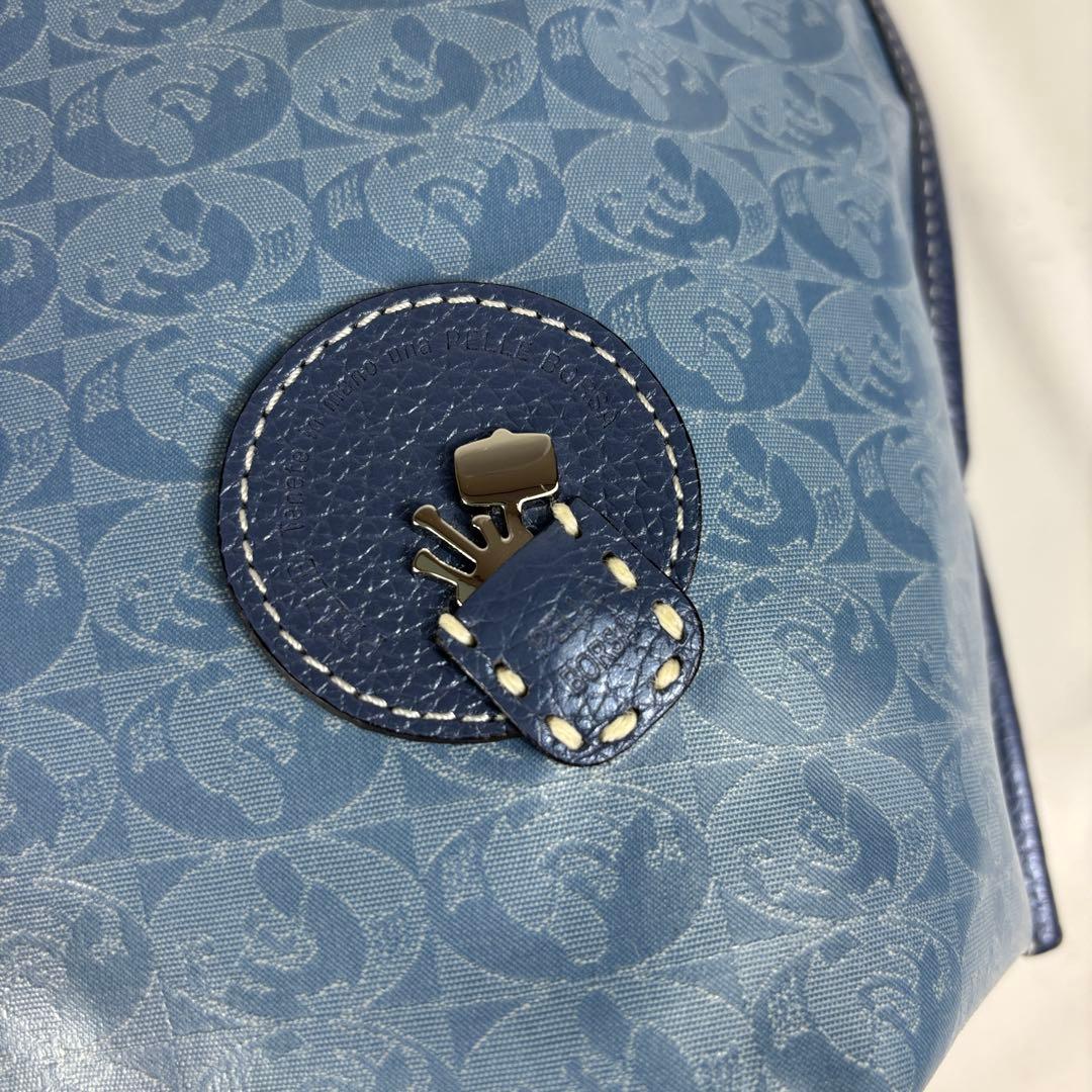 PELLE BORSA　ペレボルサ　アライブ　トートバッグ　ライトブルー　A4