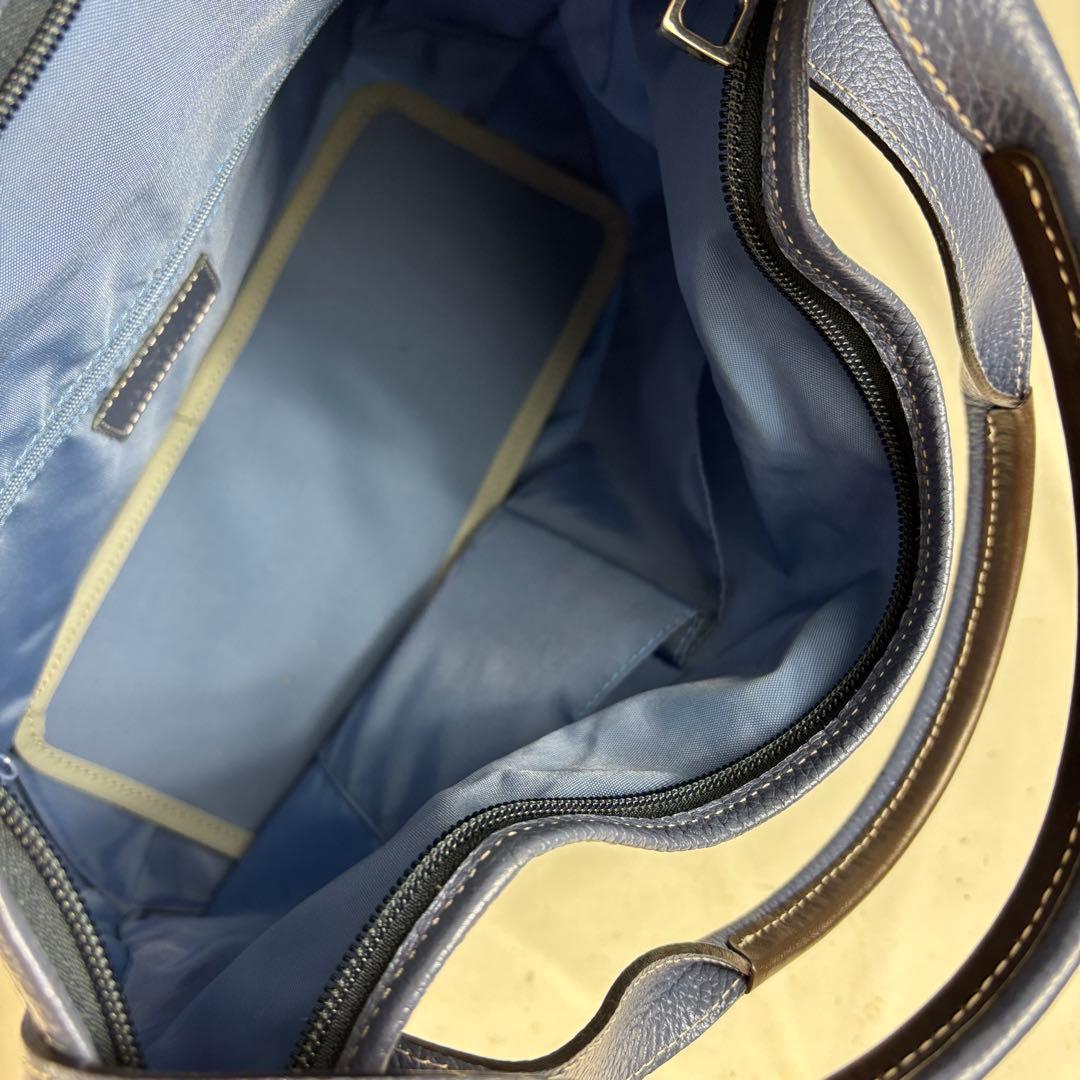 PELLE BORSA　ペレボルサ　アライブ　トートバッグ　ライトブルー　A4