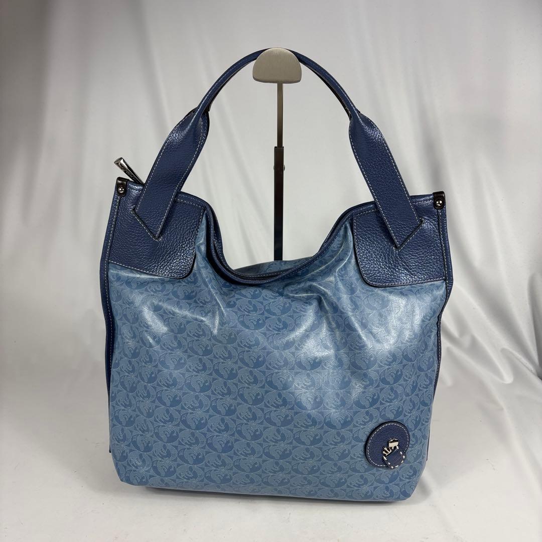 PELLE BORSA　ペレボルサ　アライブ　トートバッグ　ライトブルー　A4