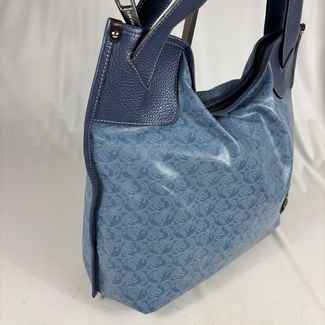 PELLE BORSA　ペレボルサ　アライブ　トートバッグ　ライトブルー　A4