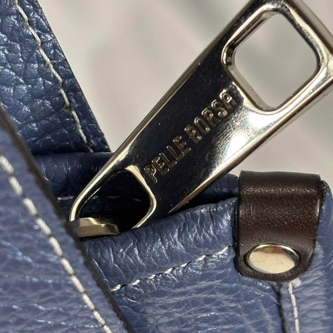 PELLE BORSA　ペレボルサ　アライブ　トートバッグ　ライトブルー　A4