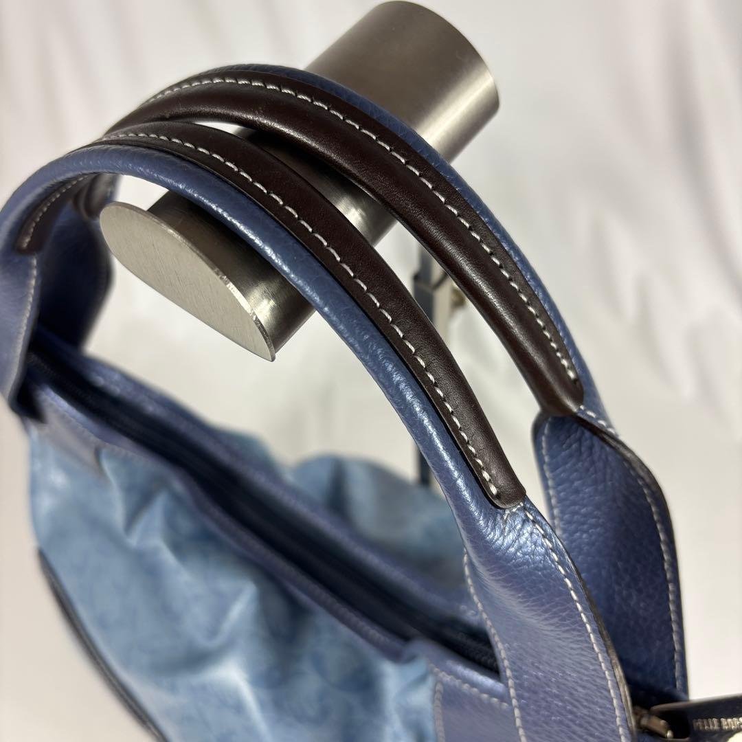 PELLE BORSA　ペレボルサ　アライブ　トートバッグ　ライトブルー　A4