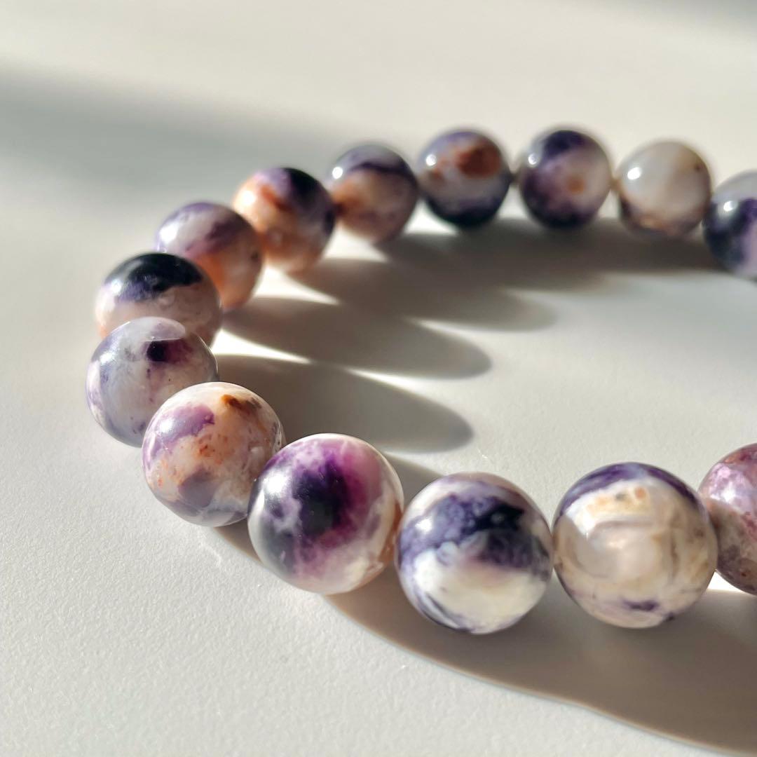 【天然石ブレスレット】パープルオパール