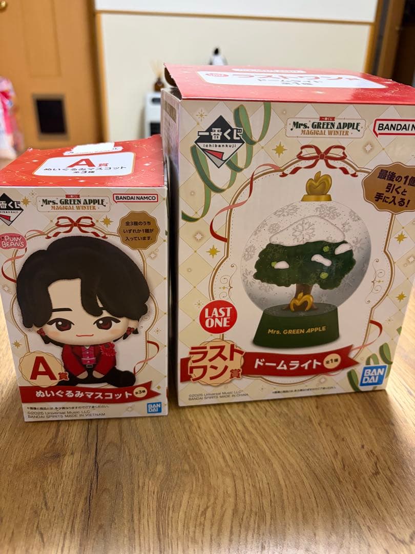 Mrs. GREEN APPLE ぬいぐるみ・スノードームセット