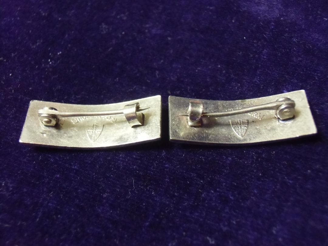 ★１９３０年代＊アメリカ軍＊Ｒフォーム＊中尉階級章＊ペア（実物）