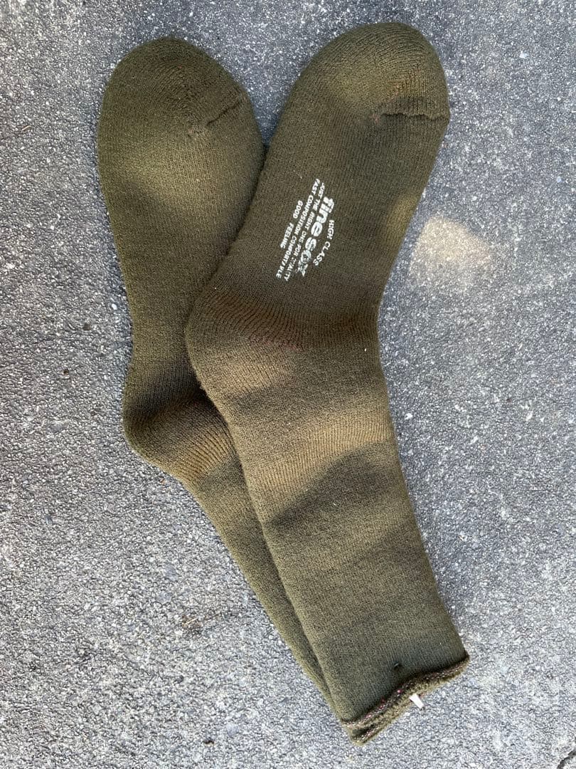 AMUSH-19？？ミリタリー用ボックスとソックスセット　ヴィンテージ物