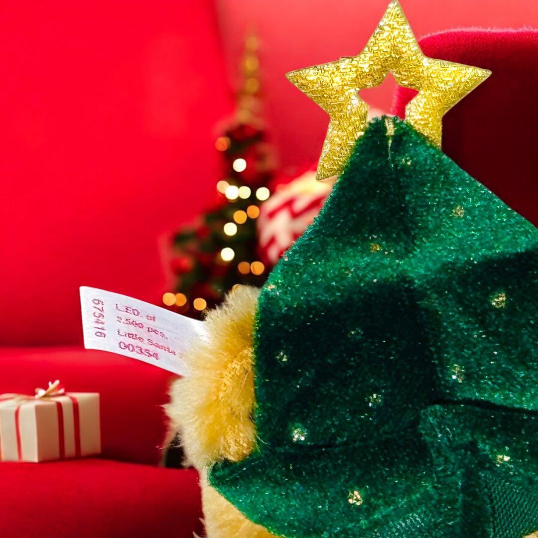 シュタイフ テディベア Steiff リトルサンタ 木箱 証明書 完品 ツリー